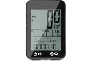 Aomiun Ordinateur de vélo GPS sans fil IPX7 étanche 6,1 cm Rétroéclairage 9 langues Interface pour un suivi précis de la distance, de la vitesse, de l'altitude et du temps