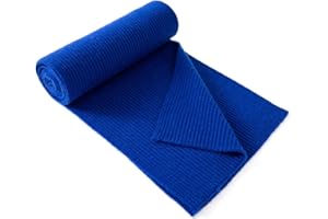 Lallier Sciarpa a coste classica in misto lana e cashmere Sciarpa invernale ultra morbida per donne e uomini con confezione regalo