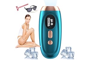 APSTOUR Laser Hair Removal With Cooling System, at-Home IPL Hair Removal for Women Men, Upgraded to 999,900 Flashes Permanent Hair Removal Device on Facial Legs Arms Bikini Line (Green)