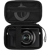 Hard Case for Compact Camera, EVA Case for Camera with Oxford Lining, Shock and Scratch Protection, Lightweight and Compact,