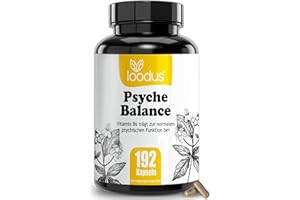 ‎LOODUS 192 Johanniskraut Kapseln - 10000mg Johanniskraut hochdosiert aus 10:1 Johanniskraut-Extrakt (2 Kapseln) + GABA + L-Tryptophan - pflanzlicher Stimmungsaufheller hochdosiert - Psyche Balance