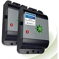 ISOTRONIC Mäuseabwehr/Rattenabwehr mit Ultraschall, Schädlingsvertreiber elektronisch für Haus, Keller, Garten, Mäuse…