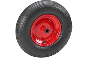 METAFRANC Meister 810150 - Rueda para muebles (400 mm, llanta de acero)