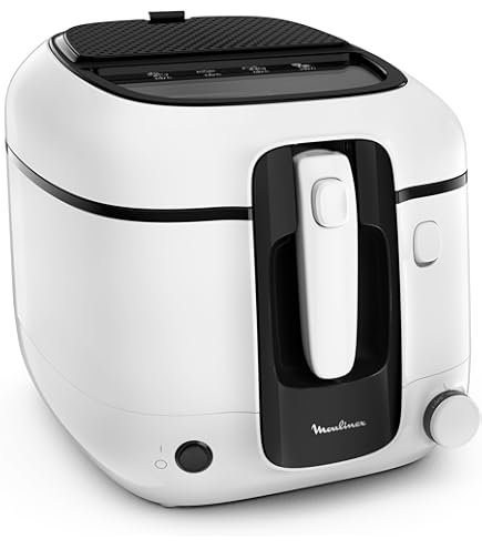 De'Longhi FS6035 Friggitrice Elettrica - 2,4 L Olio, 1,5 Kg Patatine - 1700 W - Vasca Antiaderente Rimovibile - Grigio