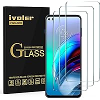 ivoler Pack of 3 Screen Protectors for Motorola Moto G 5G Plus/Motorola Moto G100, Protective Glass Screen Protector Tempered