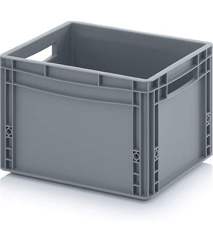 Auer Packaging Eurocontainer Eurobox 40 x 30 x 18.5 cm with hinged lid