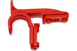 JSP MANUFACTURING Kunststoff-Verriegelungs-Set für Standard-Briefkasten--Set (1, rot)