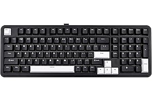 EPOMAKER TH99 Tastiera Meccanica Wireless Tri-Mode, Tastiera Personalizzata hot-Swap, Tastiera da Gioco RGB con Numpad per PC/Mac/Office (Nero, Creamy Jade)