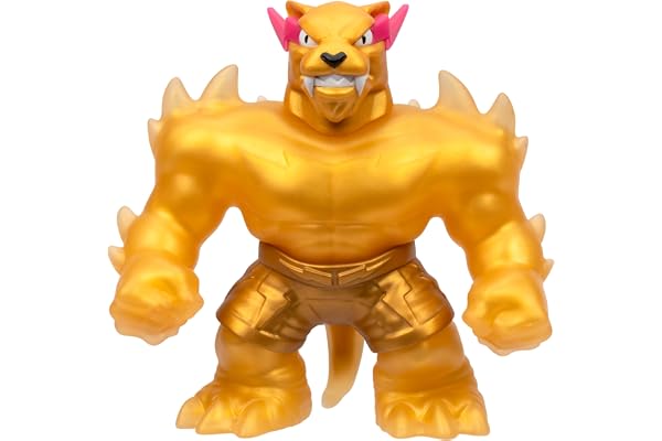 MrBeast Lab Heroes of Goo Jit Zu Panther Légendaire - Étire, Tords et Écrase Son Corps : Il Peut Tripler de Taille - Iconic, Hypercharged et Legendary à Collectionner