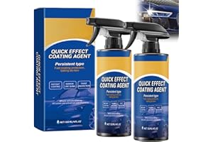 GENERIC 2pcs Car Quick-Acting Coating Agent Spray, 3 in 1 High Protection Quick Effect Coating Agent, 2025 New Ceramic Coating Spray,Multifunctional Coating Renewal Agent for Cars,120ml*2