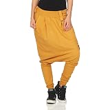 Pantaloni Harem Capri Malito Donna - Stampa Orientale, Viscosa Ed Elastan, Made In Italy