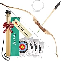 Set Arco E Frecce Per Bambini In Legno - 6 Frecce E Bersagli, Giocattolo Da 3 Anni - Foto 7