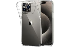 Oprimio Krystalicznie przezroczyste etui do iPhone 15 Pro [silikonowe etui] [% 100 przezroczyste] [niemiecki materiał] [ultra cienkie] przezroczyste etui na telefon komórkowy do Apple iPhone 15 Pro