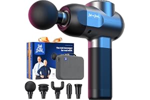 Bob and Brad C2 Massagepistol, Djupvävnads Percussionsmassagepistol, Muskelmassage med 5 Hastigheter och 5 Huvuden, Handhålle