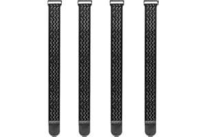 Upbeat Cinghie Elastiche con Gancio e Gomma Antiscivolo 61x5cm (4 Pezzi), Fascette Cavi è Ideali per Bicicletta, Protezioni per Pantaloni, Bagagli, Tappetini per Yoga, Campeggio, Tubi, Cavi