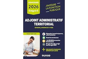 Concours Adjoint administratif territorial - 2026: Tout-en-un - Externe, interne et 3e voie