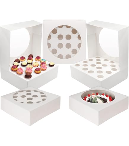 Scatola per Torte Bianca 35 x 35 x 15 cm 1 Pz FunCakes