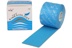 ‎NASARA Nasara Original Kinesiologie Physio Tape für Sport und Medizin, Rollengröße 5cm x 5m, Türkis