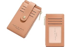 Ronoza Mały portfel damski, mały portfel damski, ze skóry PU, mały portfel damski z wieloma przegródkami, portfel damski, mały (różowy), Rosa, Onesize, Retro