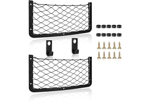 Einesin Red Almacenamiento Caravana de Abs/Coche, Organizador para Almacenamiento, Multifuncional Red Maletero de Coche Asiento para Equipaje, Autocaravanas, Barcos, Hogar