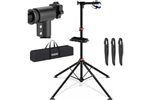 MONZANA® Bike Maintenance Workstand with Magnetic Tool Tray & Practical Carry Case | Adjustable Rack Height Workshop Stand For E-Bike Bicycle Assembly | 25-40mm Frame Clamp | 30kg Capacity