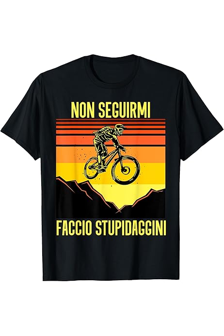 Maglia Ciclismo Bicicletta T Shirt Mtb Uomo Bicicletta Uomo