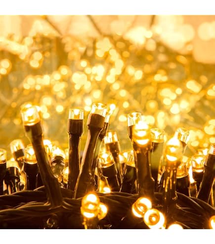 50M 250 LED luci fiabesche bianco caldo 8 modalità di luce festa giardino decorazione interna luci di Natale