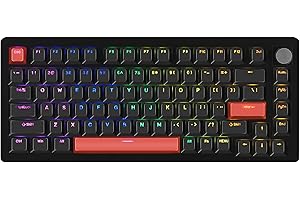 DrunkDeer A75 Klawiatura szybkiego zwalniania zestaw mechaniczny PBT Dual Shot 82 klawisze Profil OEM 75% układ kompaktowy USB Przewodowy Czarny