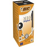 BIC t&uuml;kenmez kalem M10 CLIC, 0,4 mm, Kutu her biri 50 adet