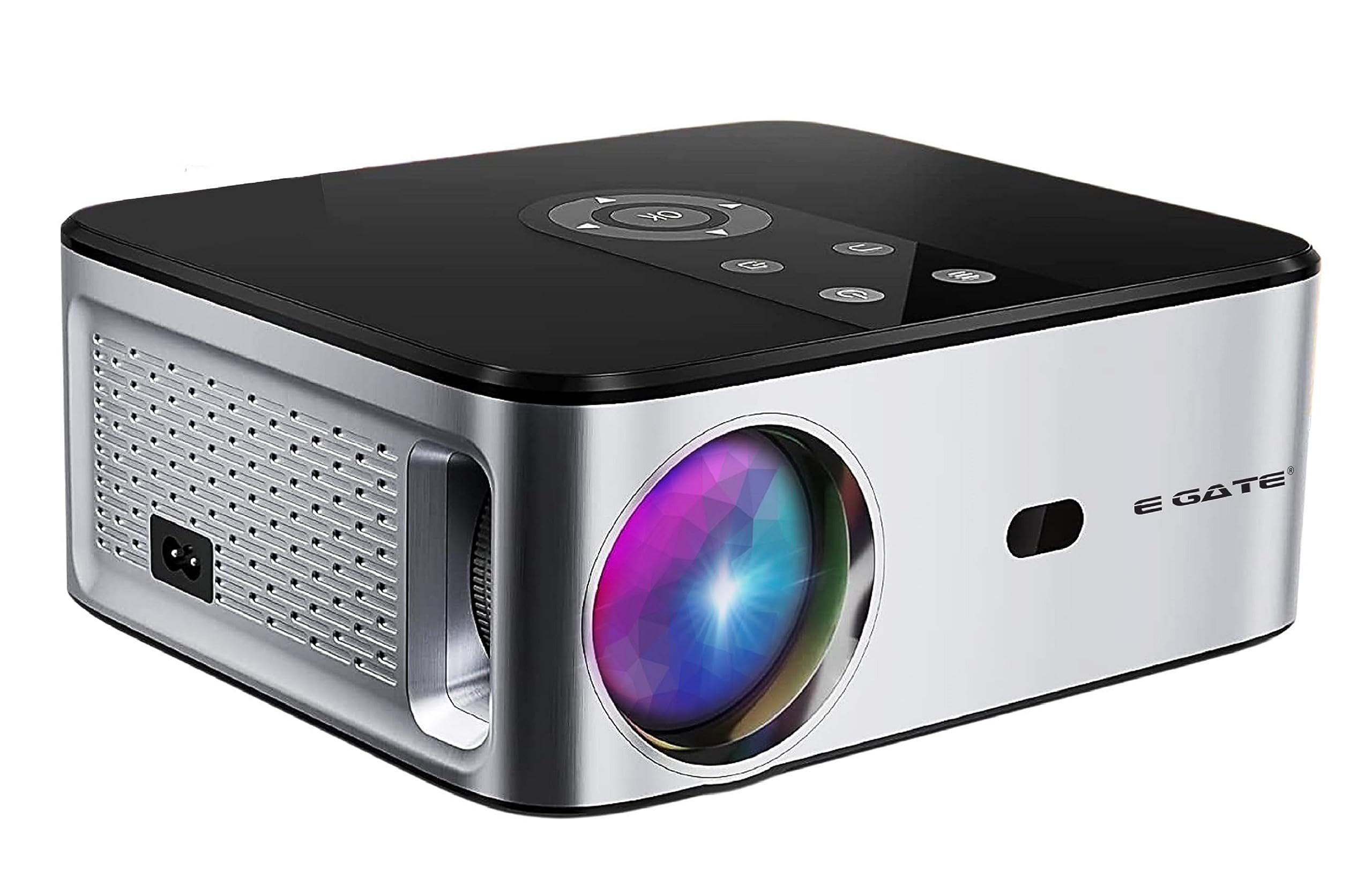 EGate O9 Pro Zen, Full HD Native 1080p, 9600L (690 ANSI), Projector Home 4K Android | ARC HDMI | Auto (Focus + Keystone + Til