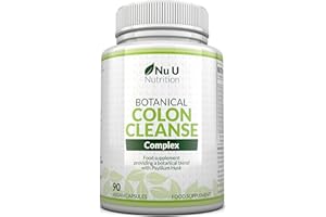 ‎NU U NUTRITION Colon Cleanse - Entgiftung des Dickdarms - nur natürliche Inhaltsstoffe - Reduziert schädliche Giftstoffe Verbesserung der Verdauung & erhöht die Energie