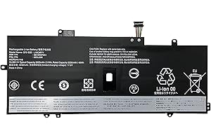 ASKC L18C4P71 Laptop Batterie pour Lenovo ThinkPad X1 Yoga 4th Gen / X1 Carbon 7th 8th Gen Series 02DL006 L18M4P72 L18L4P71 02DL004 02DL005 SB10K97642 SB10K97643 SB10K97644 15.36V 51Wh