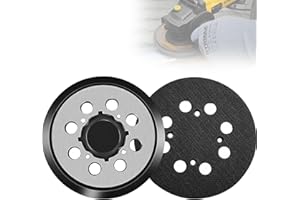 FRESILKORA 2PCS 5 Inch Sander Pads for DeWalt Sander, Metal Replacement Backing Pads for DeWalt Orbital Sander Pads, Compatible with DCW210B DWE6423 DWE6421 DCW210N, DWE64233 & N329079 Random Orbit Sander
