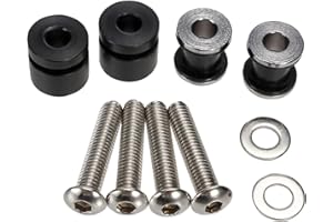 TCMI Quick Release Sissy Bar Luggage Rack Docking Hardware Kit Fits For Harley Davidson Breakout CVO FXSBSE 2013-2014 CVO Pro Street FXSE 2016-2017 FXSB 2013-2017 Custom FXSB 2014