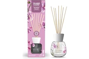 Yankee Candle Charakterystyczny dyfuzor trzcinowy, dzika orchidea, 100 ml, zapach do 6 tygodni, idealny prezent dla kobiet