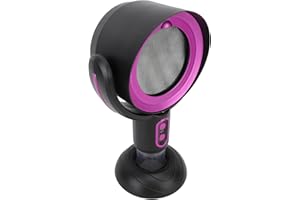 JIAWU Portable Range Hood with 2 Speed Exhaust Fan, Small Fan Kitchen Hood with Detachable Filter and Oil Collection Cup for Indoor BBQ, Hot Pot