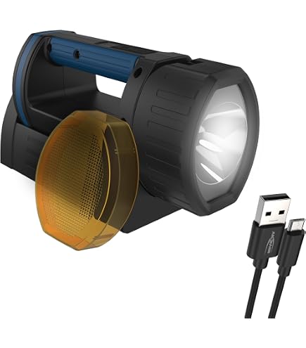 Veilleuse Lampe De Poche Rechargeable à Induction - 4 En 1 Urgence, Détection Mouvement - Blanc 500mAh