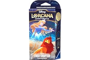 RAVENSBURGER VERLAG GMBH Disney Lorcana Trading Card Game: Das Erste Kapitel - Starter Deck Saphir und Stahl (Englisch)