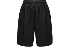 TSSOE Shorts de Football Basket-Ball Enfant, Short de Sports Respirant pour Garcon Fille 3-16 Ans
