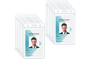 Uniclife ID-kortfodral vertikalt ID-ID-ID-kortfodral, vattentätt, kortficka, slitstark kortskyddsväska med återförslutningsba