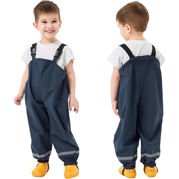 Pantalon De Pluie Imperméable Pour Garçon - Vêtement Enfant Anti-boue, Confortable Et Tendance