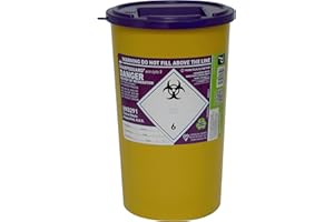 Sharpsguard DNDD605 Sharps Bin, 5L, Purple