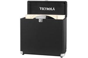 Victrola Valise à vinyles range/transporte 30+ albums - Noir