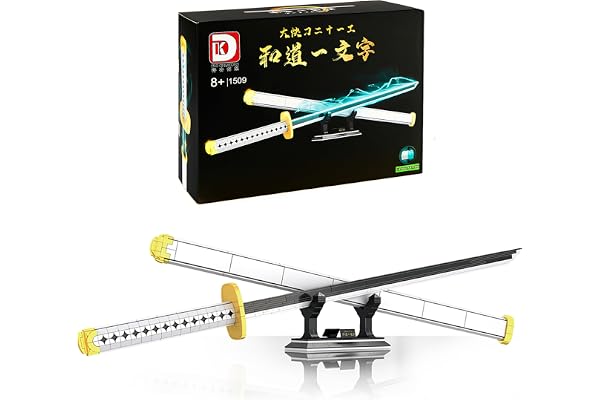 DK CREATION Katana One Piece Zoro Wado - Epée Jeu Construction 806 Pièces - Boite Premium