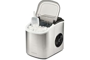 G3 Ferrari G20139 Fabbricatore di Ghiaccio "Artiko", 1400 cubetti in 24 ore, Acciaio INOX