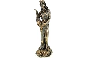 VERONESE BY JOH. VOGLER GMBH Dea romana Fortuna 19 cm figura bronzata Luck Gambling Veronese