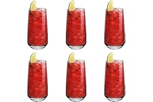 Argon Tableware Grands Verres à Eau/à jus de Fruit - Coffret-Cadeau de 6 Verres