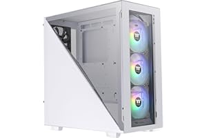 Torre Thermaltake Divider 300 TG Snow ARGB Midi Tower Blanco