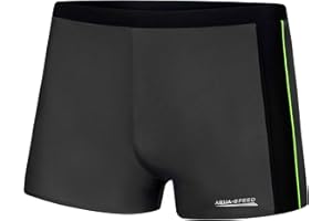 Aqua Speed Badehose für Herren | Wettkampf Schwimmhose kurz eng Jungen | Training Swimwear Men I UV Badebekleidung Junge | Kastenbadehose Männer I Boys Swimming Trunks I Badepants Sport I Training