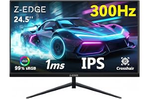 Z-Edge 25 tum Spelskärm 300Hz IPS Panel 240Hz FHD 1080P 1ms FreeSync